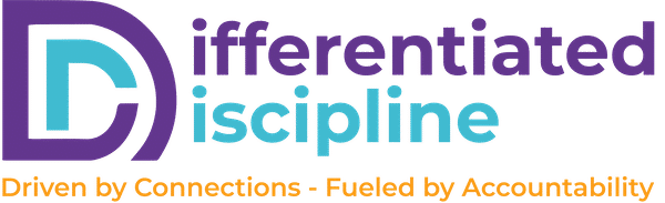 Differentiated Discipline logo with tagline Driven by Connections - Fueled by Accountability